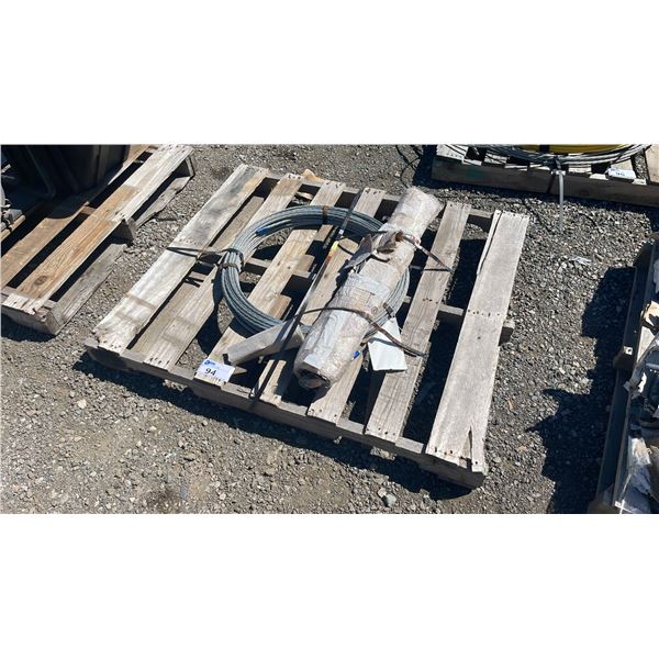 PALLET OF INDUSTRIAL BRAIDED CABLE