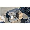 Image 2 : PALLET OF ASSORTED INDUSTRIAL ELECTRICAL CABLE, STRAPPING, & COMMERCIAL TARPS