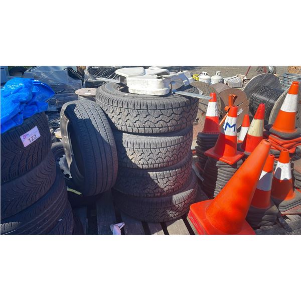 PALLET OF ASSORTED INDUSTRIAL VEHICLE TIRES