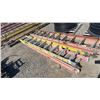 Image 1 : 1 ORANGE & 1 YELLOW 20' INDUSTRIAL TELECOMMUNICATIONS EXTENSION LADDERS
