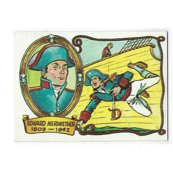 1961 Fleer Pirates Bold card #7 Edward Meriwether