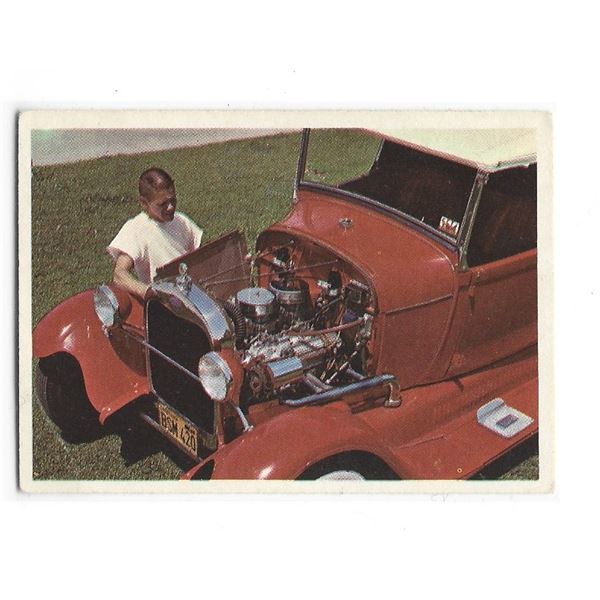 1965 Donruss Spec Sheet Hot Rod card #8 315 Horsepower 1929 Ford Roadster
