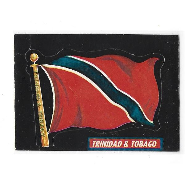1970 O-Pee-Chee Flags of the World card #67 Trinidad & Tobago