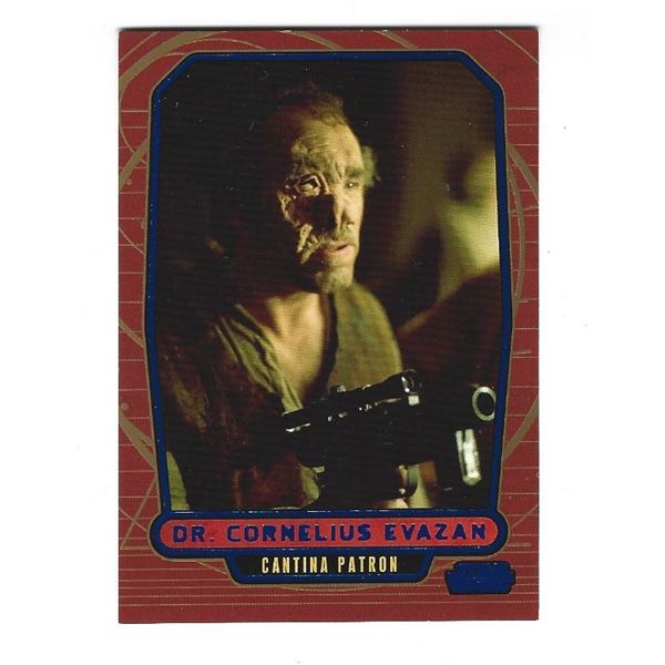2012 Topps Star Wars Galactic Files card #108 Dr. Cornelius Evazan Blue #d 209/350