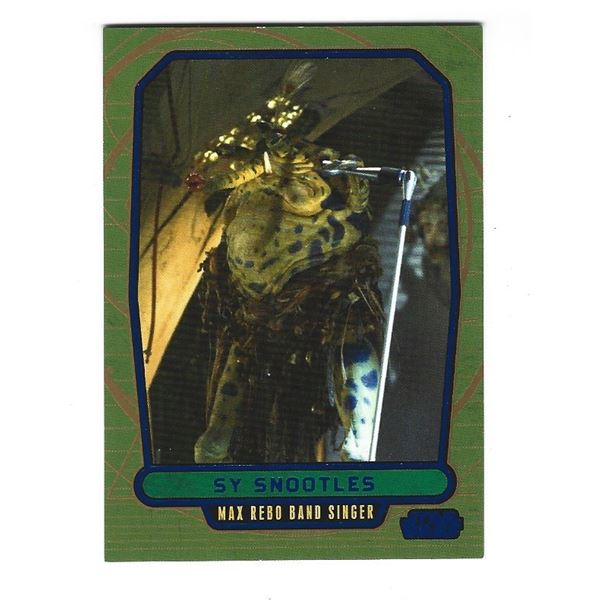 2012 Topps Star Wars Galactic Files card #182 Sy Snootles Blue #d 112/350