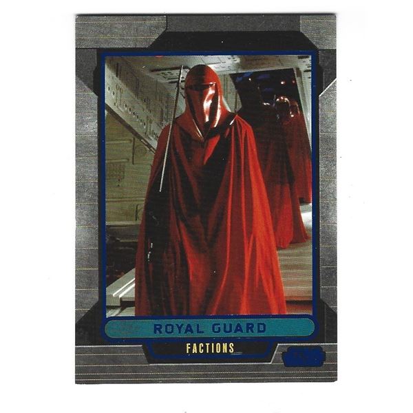 2012 Topps Star Wars Galactic Files card #346 Royal Guard Blue #d 305/350