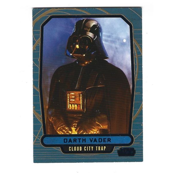 2013 Topps Star Wars Galactic Files card #488 Darth Vader Blue #d 049/350
