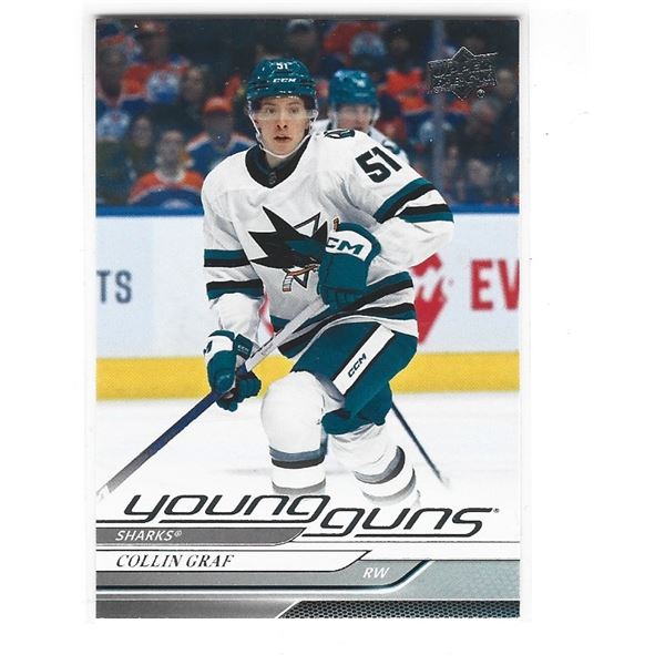 Collin Graf 2024-25 Upper Deck Young Guns Rookie card #223