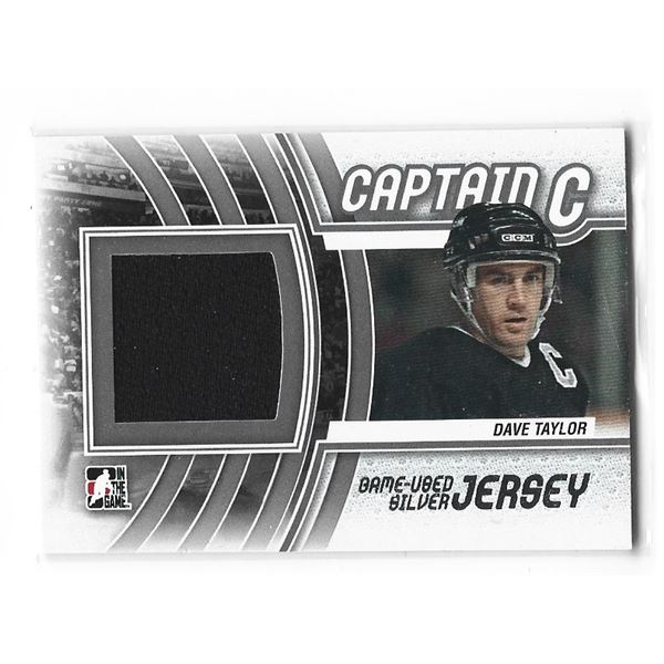 Dave Taylor 2011-12 ITG Captain-C Jerseys Silver card M-12