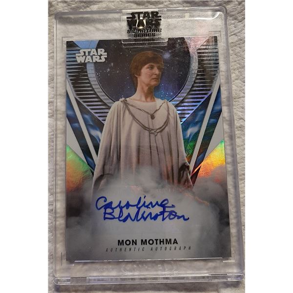2023 Star Wars Signature Series Caroline Blakiston as Mon Mothma Autograph A-CBL