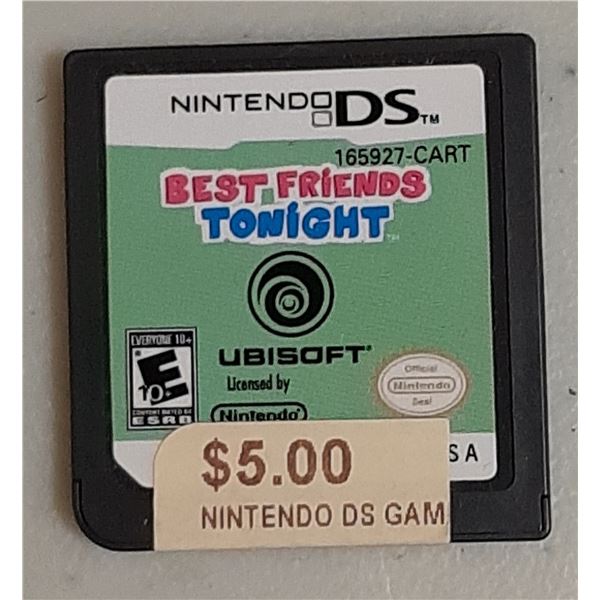 Best Friends Tonight Nintendo DS Game - Cartridge only - used - untested