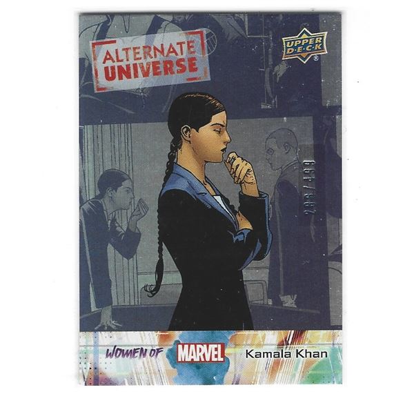 2024 UD Women of Marvel Alternate Universe AU-16 Kamala Khan #d 286/499