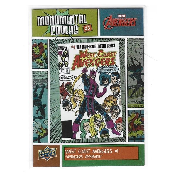 2024 Upper Deck Avengers Monumental Covers card BI-3