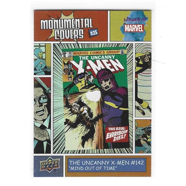 2024 UD Women of Marvel Monumental Covers BI-11 Uncanny X-Men #129