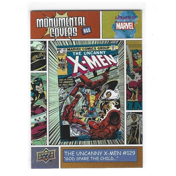 2024 UD Women of Marvel Monumental Covers BI-25 Uncanny X-Men #142