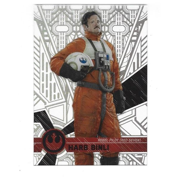 2017 Topps Star Wars High Tek card 83 Harb Binli Pattern 3 Form 2