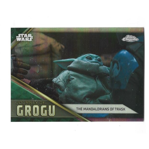 2023 Topps Chrome Star Wars Journey of Grogu card JG-10