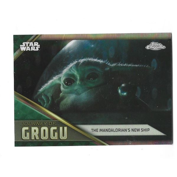 2023 Topps Chrome Star Wars Journey of Grogu card JG-20