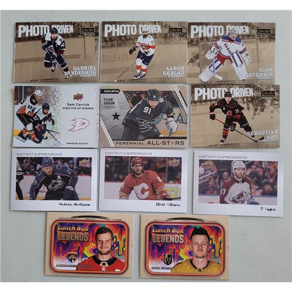 Lot of 11 Assorted Hockey Insert cards