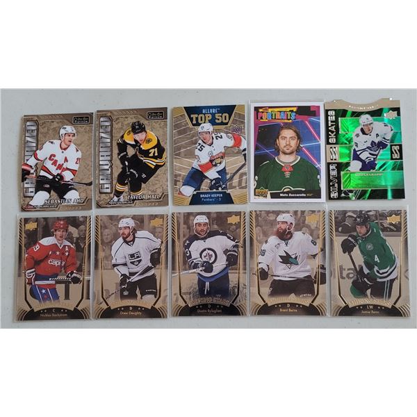 Lot of 10 Assorted Hockey Insert cards