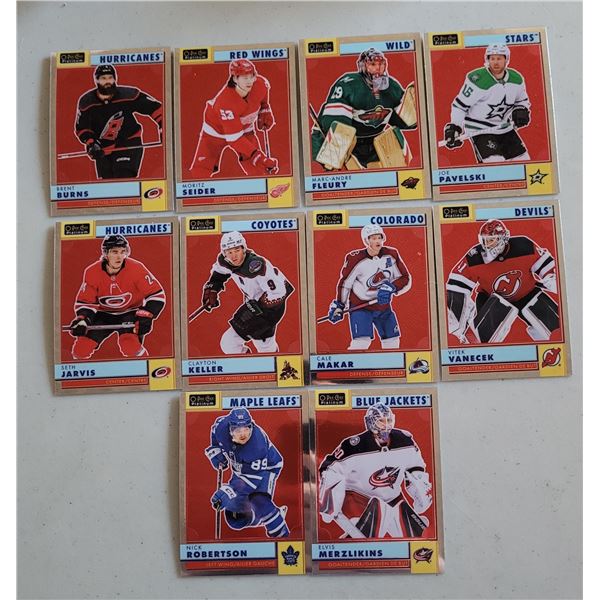 Lot of 10 2022-23 OPC Platinum Retro cards