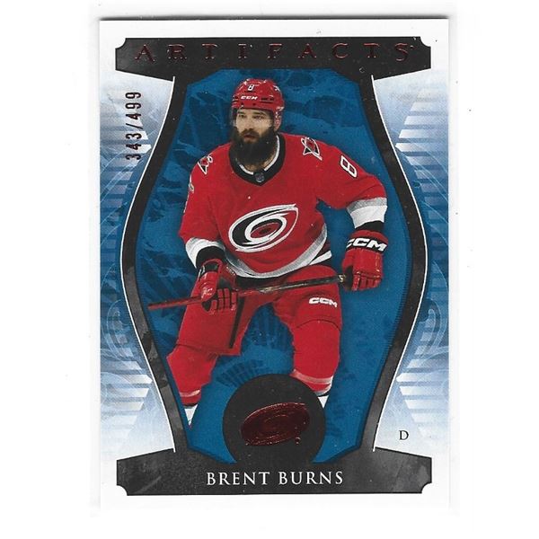 Brent Burns 2023-24 Artifacts card #33 Red #d 343/499
