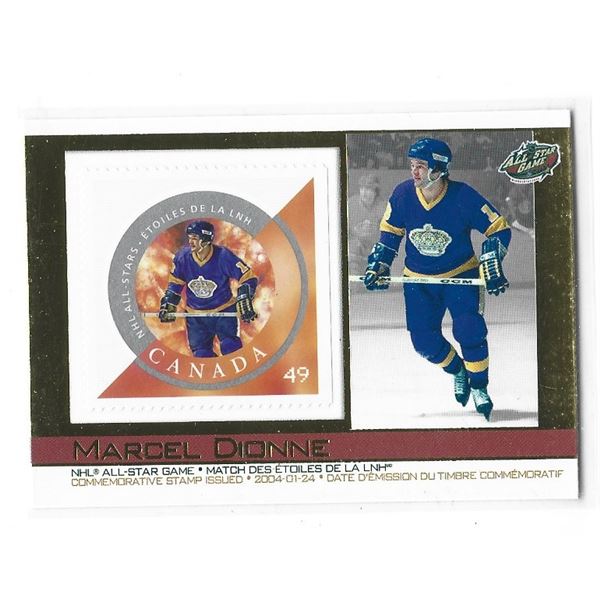 Marcel Dionne 2004 Pacific Canada Post NHL All-Stars Stamp card #26