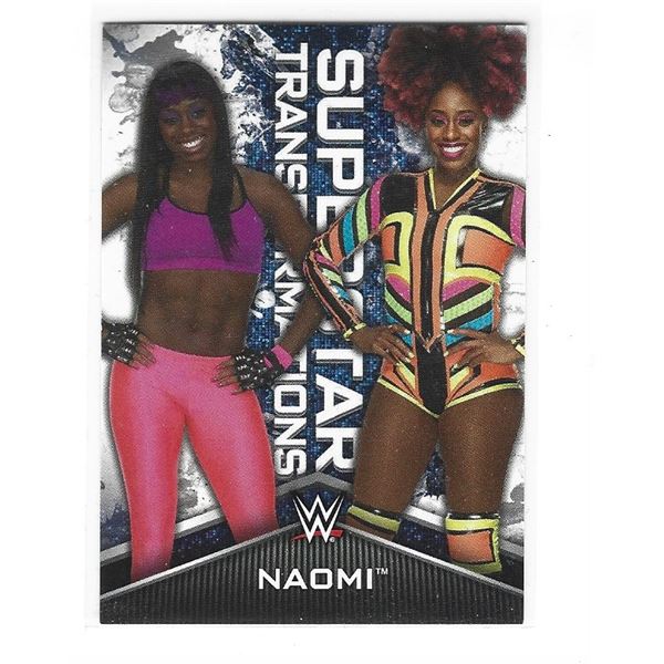 2020 Topps WWE Women's Division Superstar Transformations #ST-10 Naomi