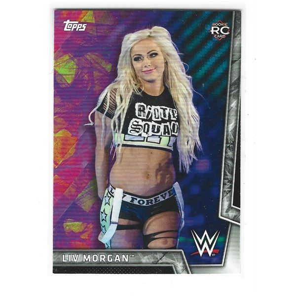 2018 Topps WWE Women’s Division Liv Morgan Rookie card #15