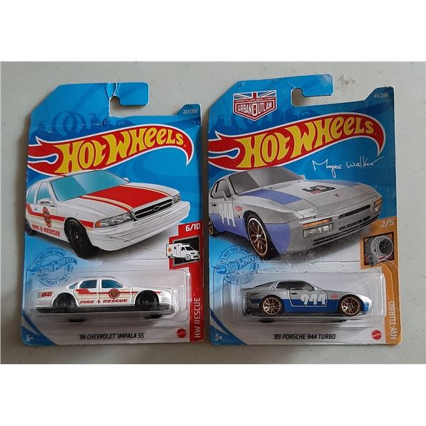 Lot of 2 Hot Wheels Die-Cast cars still in the package