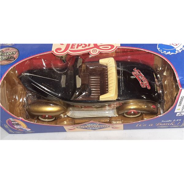Golden Wheel Diecast 1940 Ford Pepsi-Cola Convertible Coin Bank 1:18 Scale