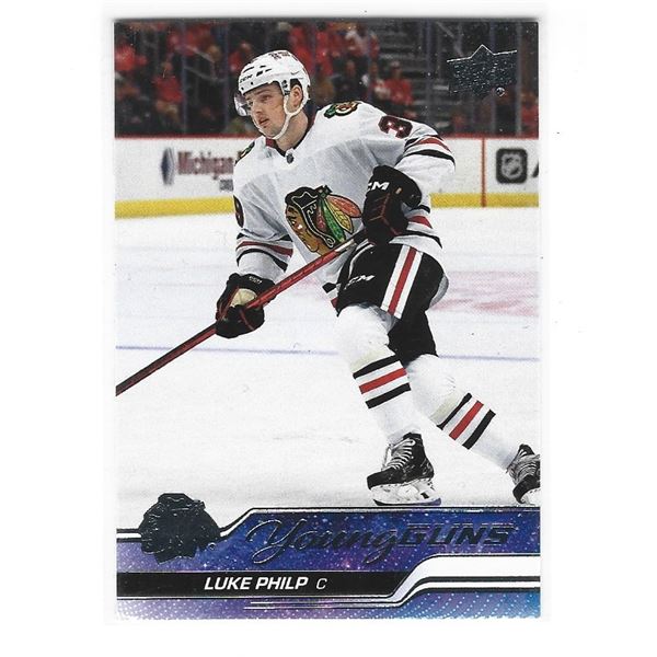 Luke Philp 2023-24 Upper Deck Young Guns Rookie card #467