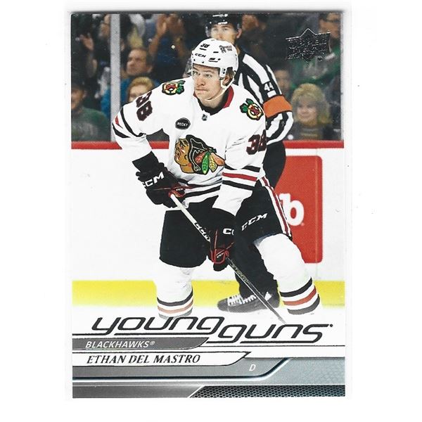 Ethan Del Mastro 2024-25 Upper Deck Young Guns Rookie card #221
