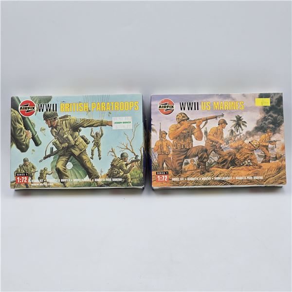 Pair of Airfix Army Personnel