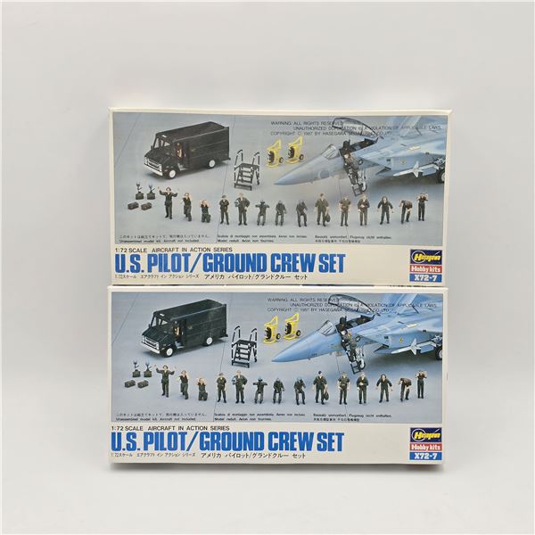 Pair of Hasegawa Model Crew Sets