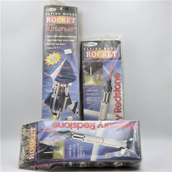 Estes Model Rocket Kit Lot of 3