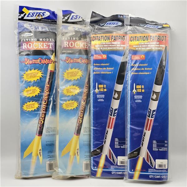 Estes Model Rocket Kit Lot of 4