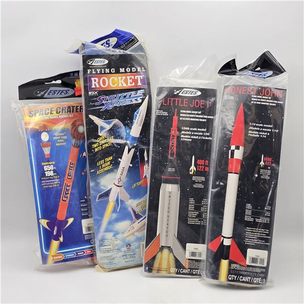 Estes Model Rocket Kit Lot of 4
