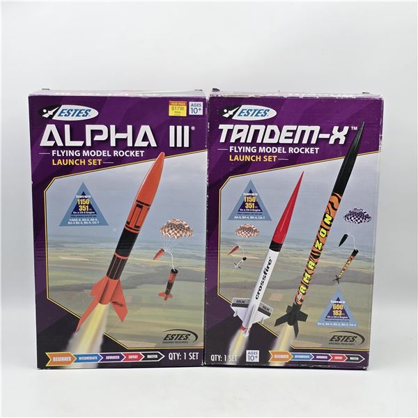 Estes Model Rocket Kit Lot of 2