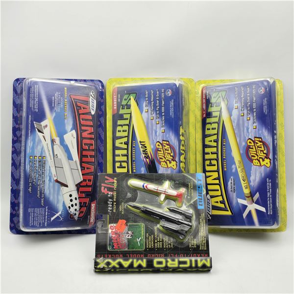 Estes Model Rocket Kit Lot of 4