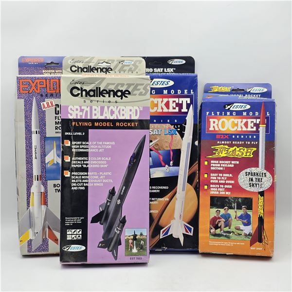Estes Model Rocket Kit Lot of 4