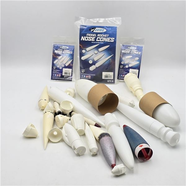 Model Rocket Nose Cone Lot