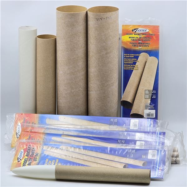 Estes Model Rocket Tubes Lot