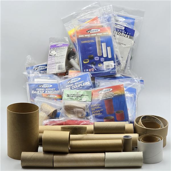 Model Rocket Tube Coupler Lot