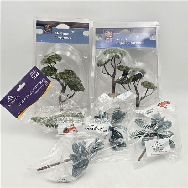 Lot of Assorted Diorama Trees