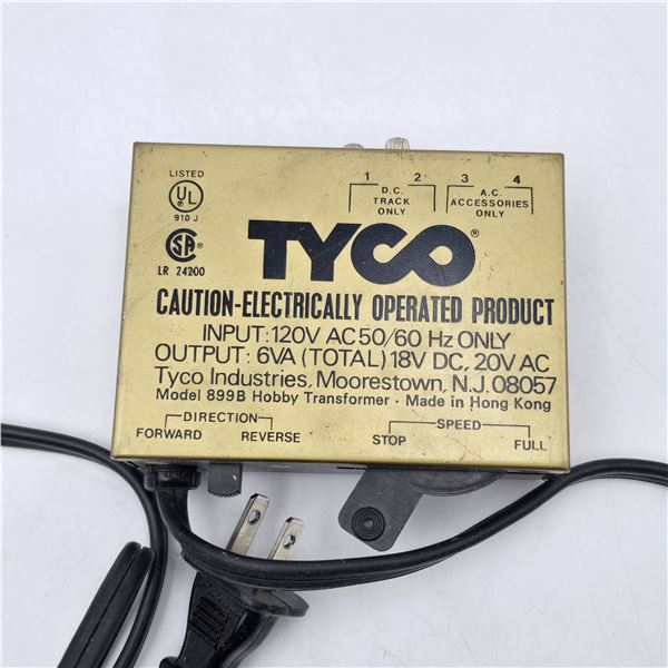 Tyco Train Set Power Supply.