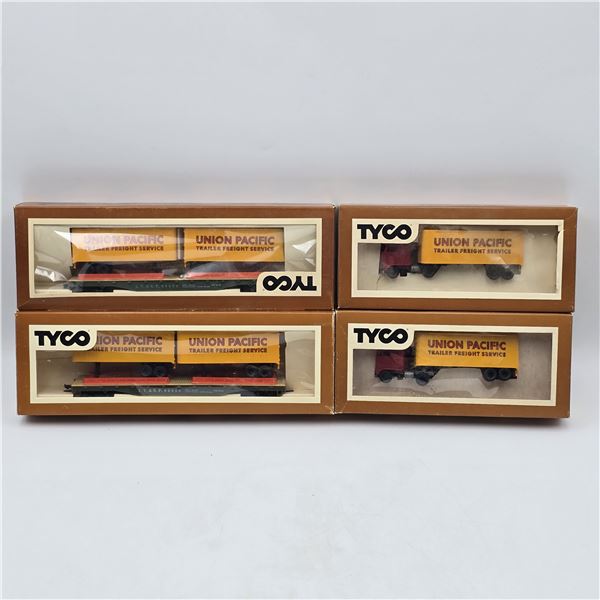 Lot of 4 Union Pacific Tyco Trains