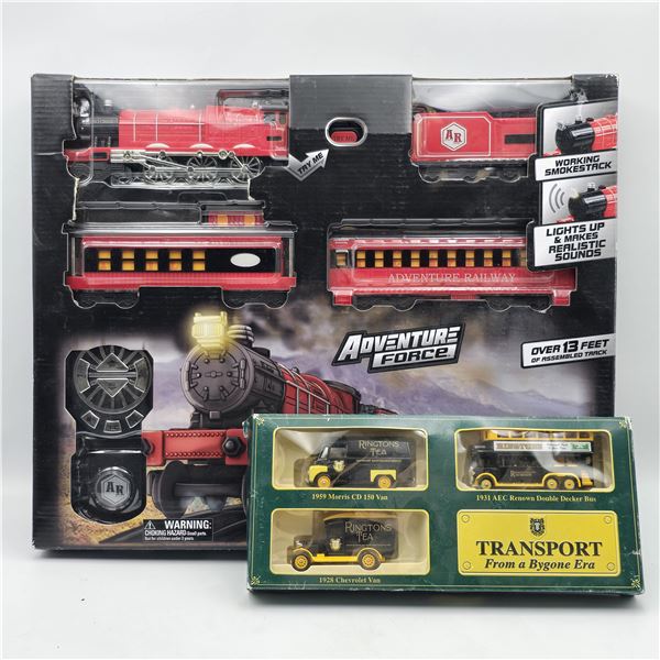Train Set & Diecast Van Lot