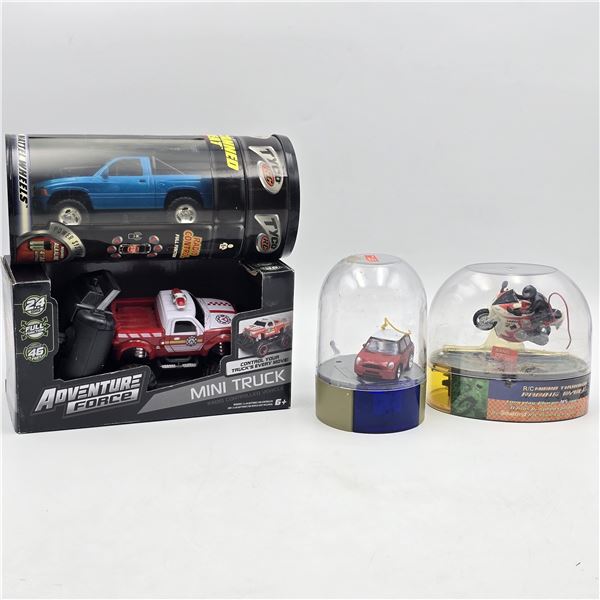Lot of 4 Assorted RC Cars