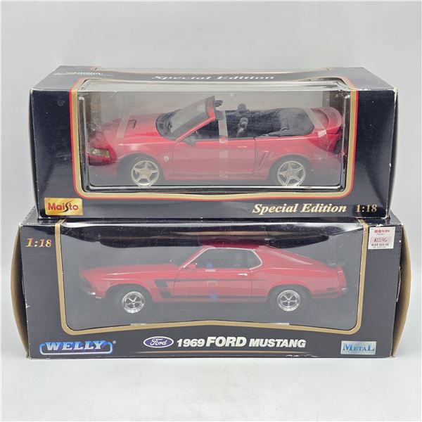 Pair of 1:18 Scale Diecast Models